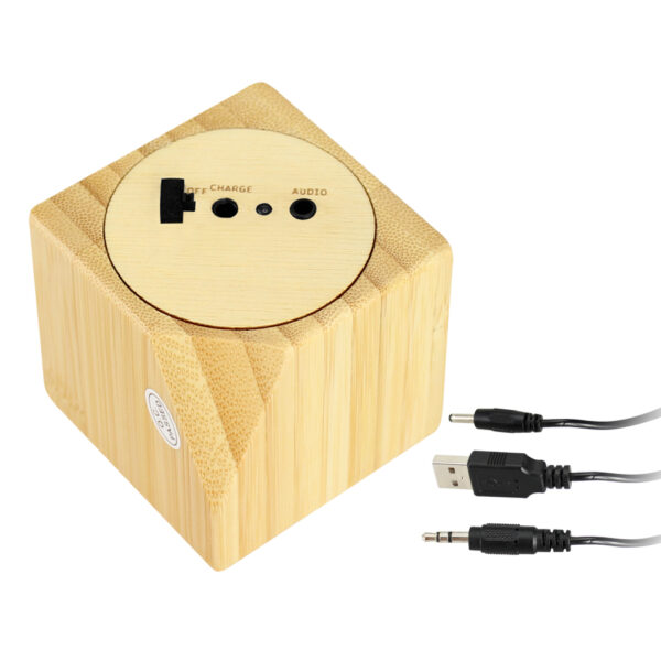 USB Parlante de Bamboo - Imagen 3