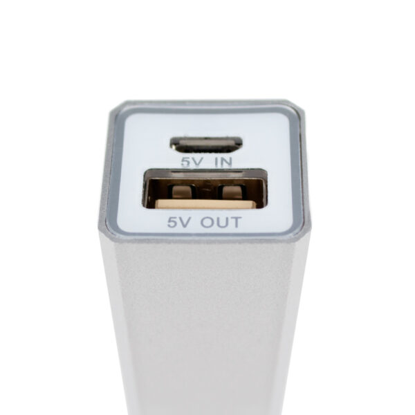 Cargador Power Bank metálico 2200mAh - Imagen 4