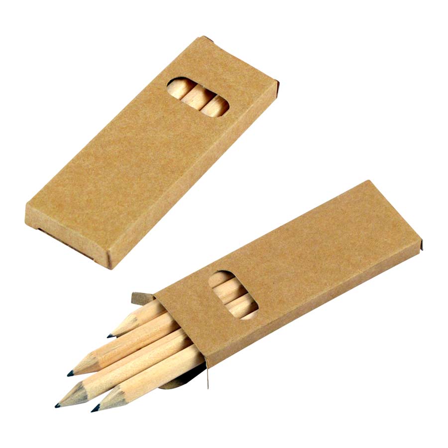 Set 4 Lápices de Grafito Negro - Imagen 2