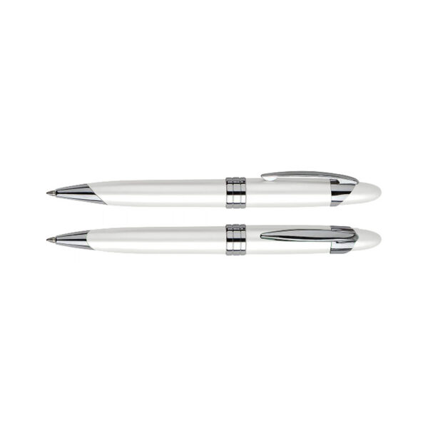 Bolígrafo Metálico White Pearl - Imagen 3