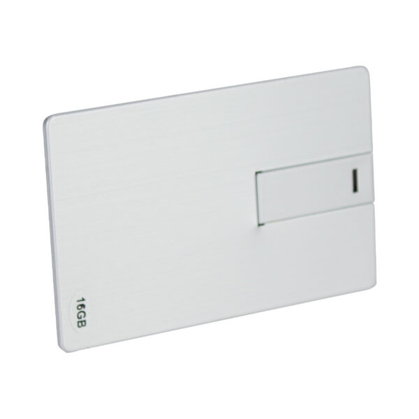 USB Pendrive 16GB Credit Card plateado - Imagen 2