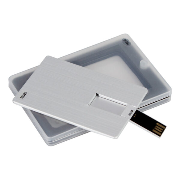USB Pendrive 16GB Credit Card plateado - Imagen 5