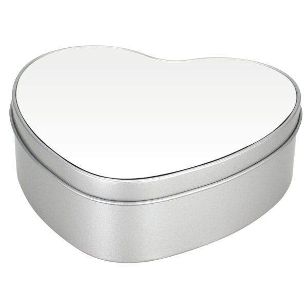 Caja Metálica Corazón Sublimación - Imagen 2