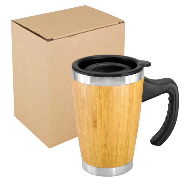 Mug de Bamboo con Asa Plástica 400cc - Imagen 3