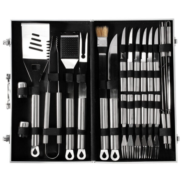 Deluxe BBQ Set Metálico de 24 piezas - Imagen 6