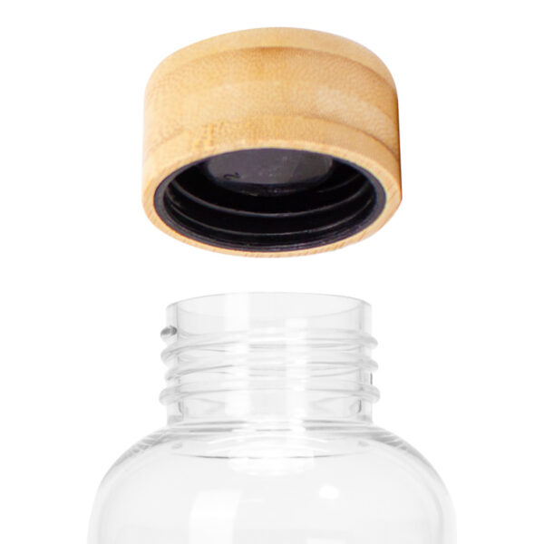 Botella PET tapa bamboo AINOA 550cc - Imagen 3