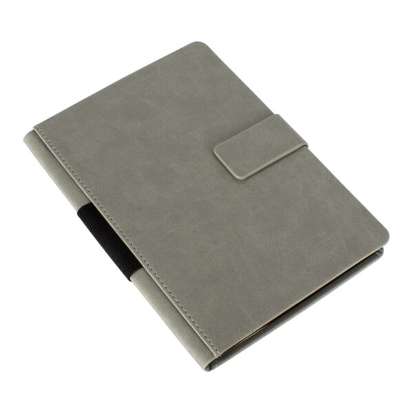 Cuaderno Gris cierre imantado - Imagen 2