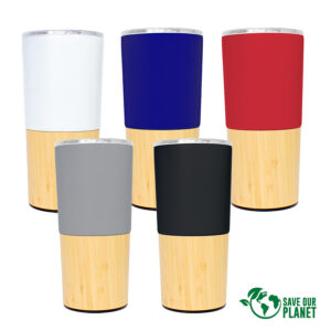 Mug metálicobamboo AURUS 500cc